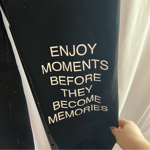 Mayfair the Label Nostalgia Black Jogger Sweatpants, size Small/Medium - Picture 6 of 8